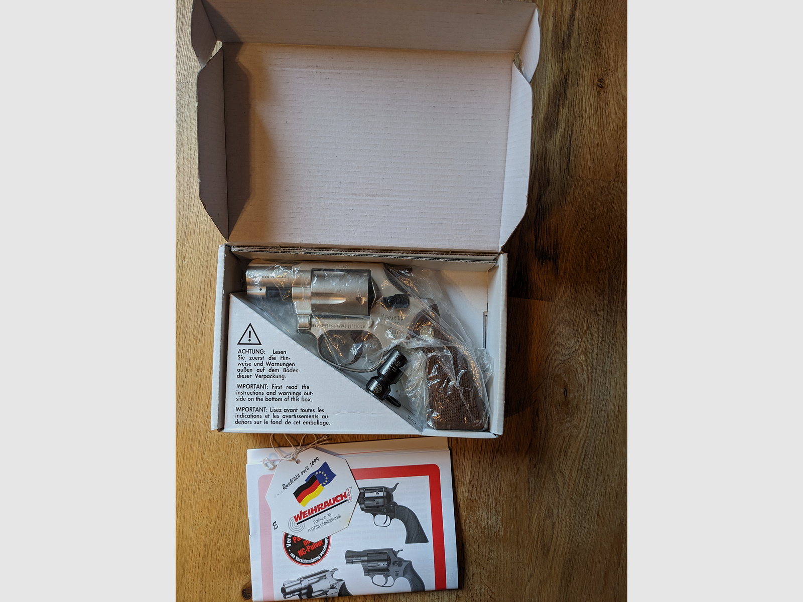 HW 37 Nickel Weihrauch Signalrevolver 