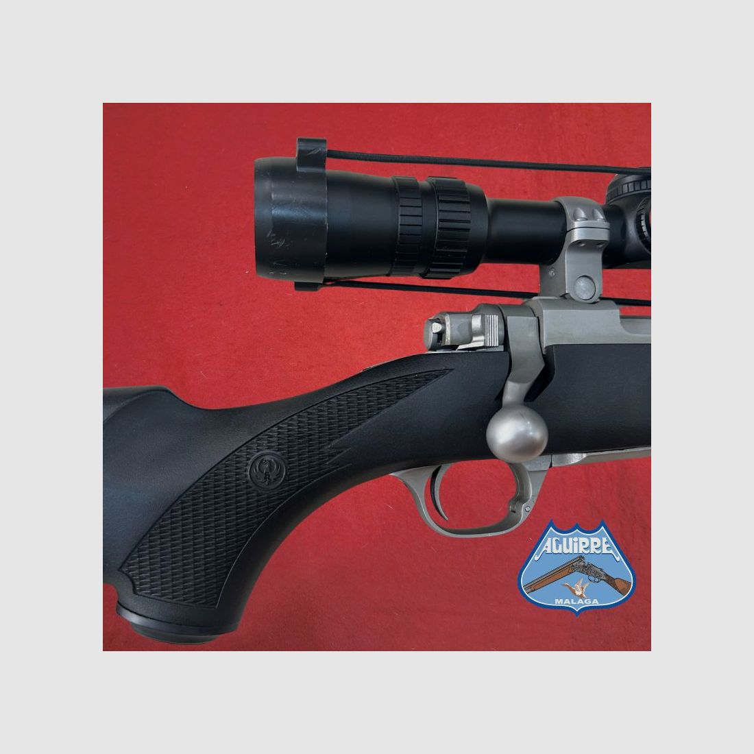 Fucile Ruger M77 Hawkeye Cal. .338 Win. Mag. + Cannocchiale Bushnell Elite 2.5-10×42, immagine 5 di 9