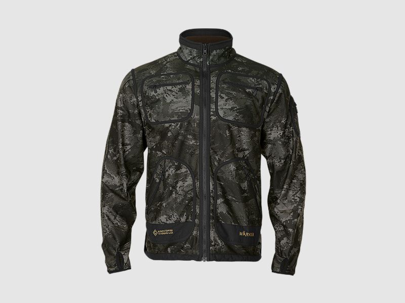 Härkila Kamko Noctyx WSP Wendefleecejacke AXIS MSP Schwarz/Weidengrün XL
