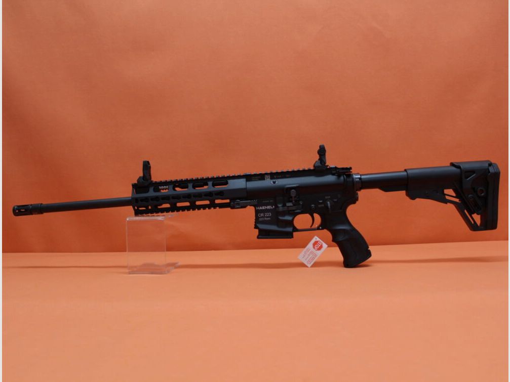 HAENEL Ha. Broń .223Rem HAENEL CR223 System gazowy tłokowy AR-15, 16,5" lufa/ System 2-rail KeyMod/ Precyzyjny spust