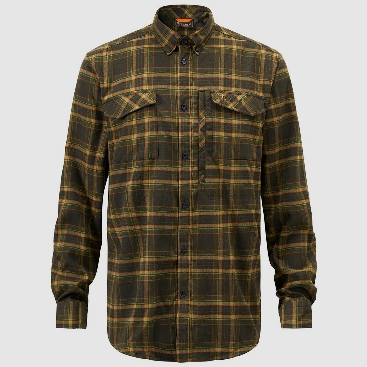 Pinewood Hemd Abisko Hiking Flanell Moss Green