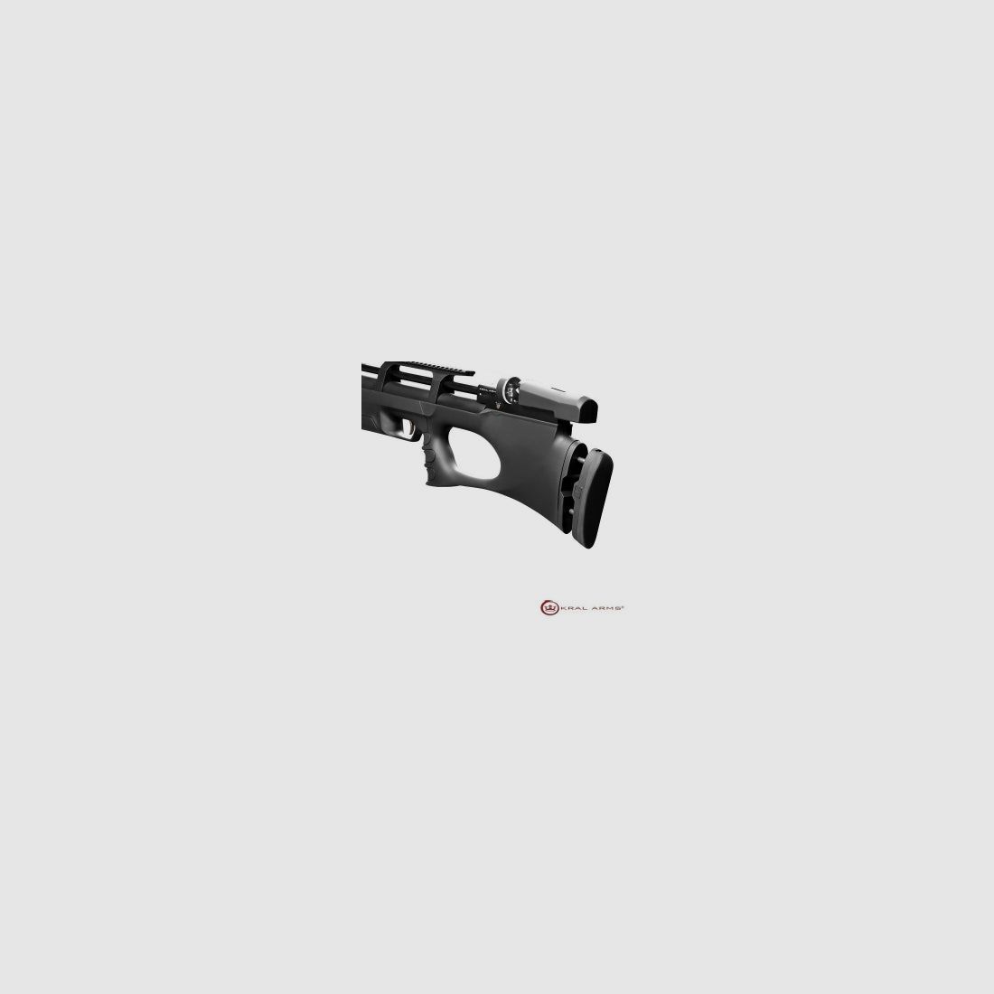 PCP Carabine KRAL Breaker. Synthetisch kal. 4,50 mm – 24 Joules, afbeelding 3 van 3