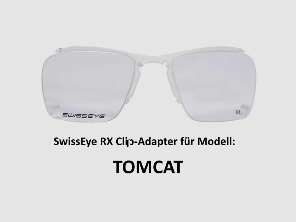 SwissEye RX Clip-Adapter per lenti da occhiali (TOMCAT)