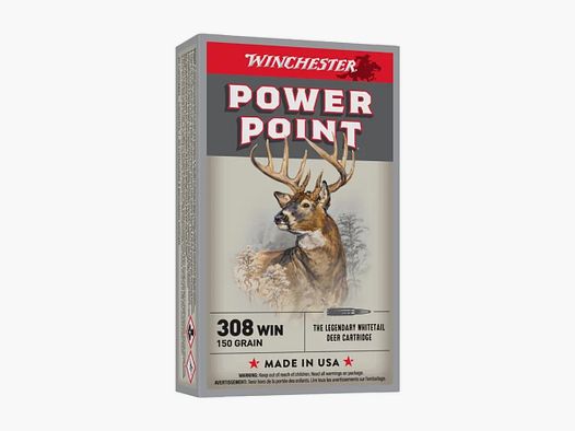WINCHESTER SUPER X POWER POINT 308 WIN 150GR