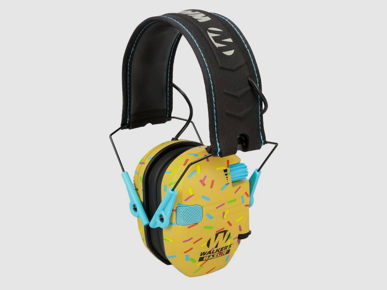 Walker’s Razor Slim Electronic Muffs Golden Brown Sprinkles