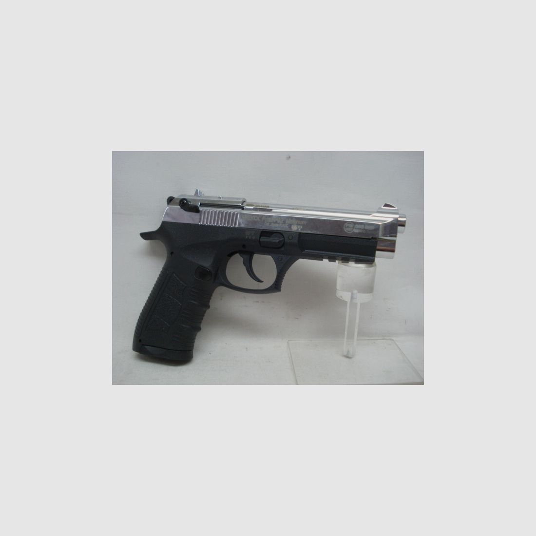 Firat P92 Magnum - Kal. 9mm PAK chroom, 17 schoten