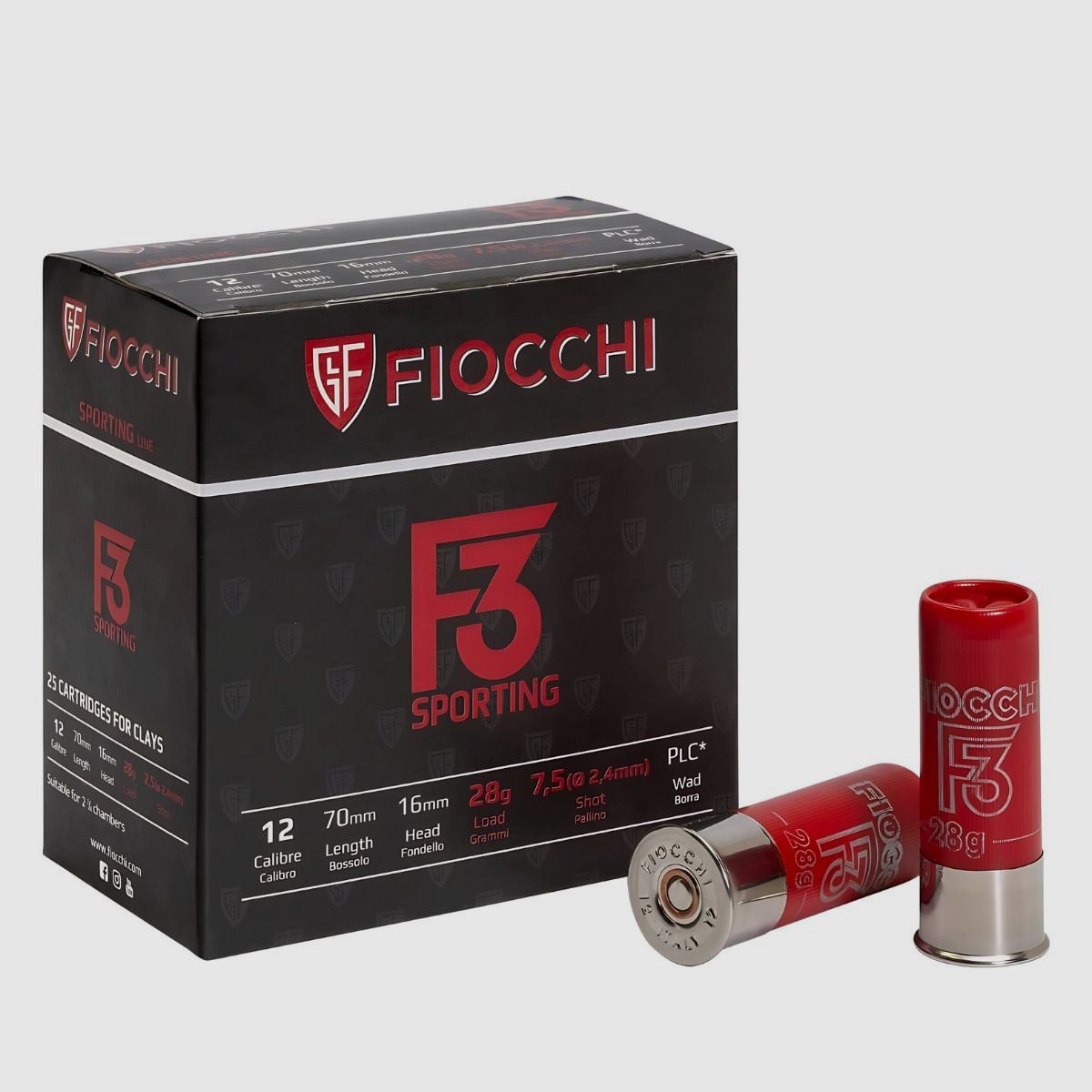 12/70 Fiocchi F3 Sporting 7,5 28 g