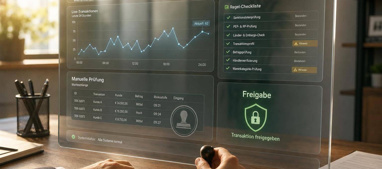 Payment Monitoring für Waffenhandel: Guide