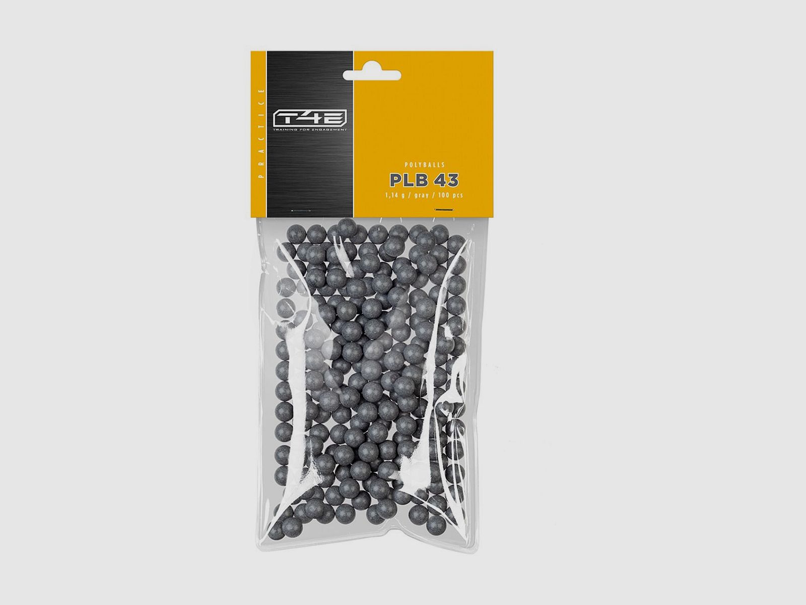 T4E Practice PLB caliber .43 plastic projectiles 100 shots