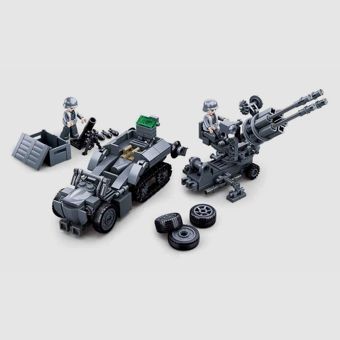 Sluban WWII - German Army 4 in 1