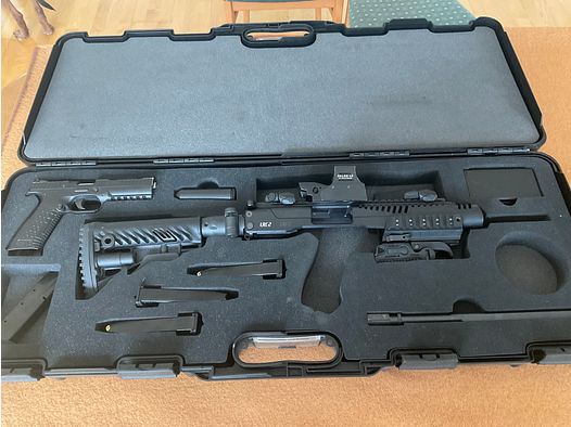 Pistola 9mm con Kit de Carabina