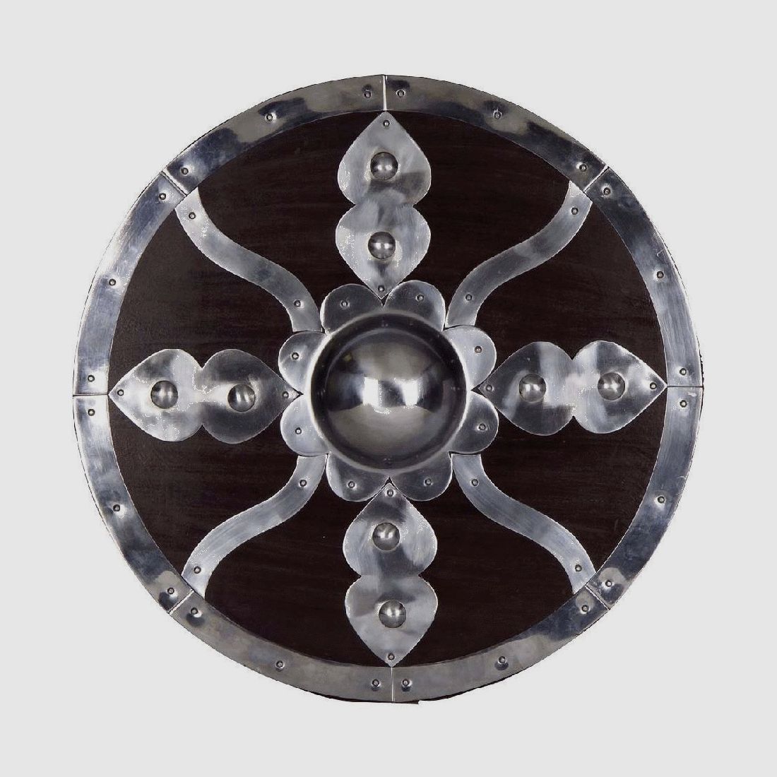 Round shield - wooden shield Viking battle shield