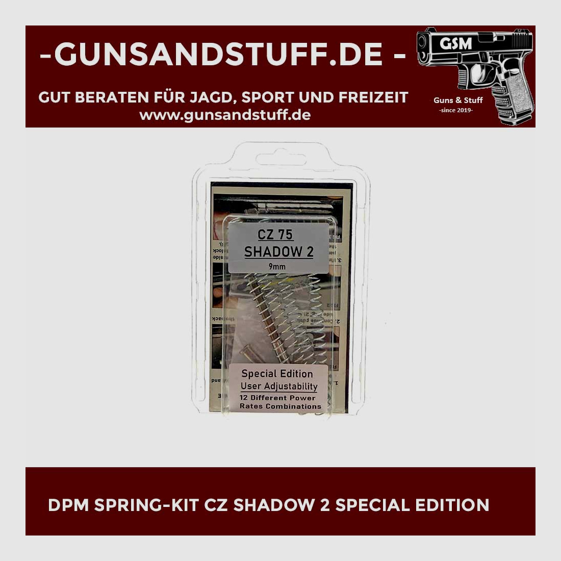 DPM SPRING-KIT CZ SHADOW 2 SPECIAL EDITION