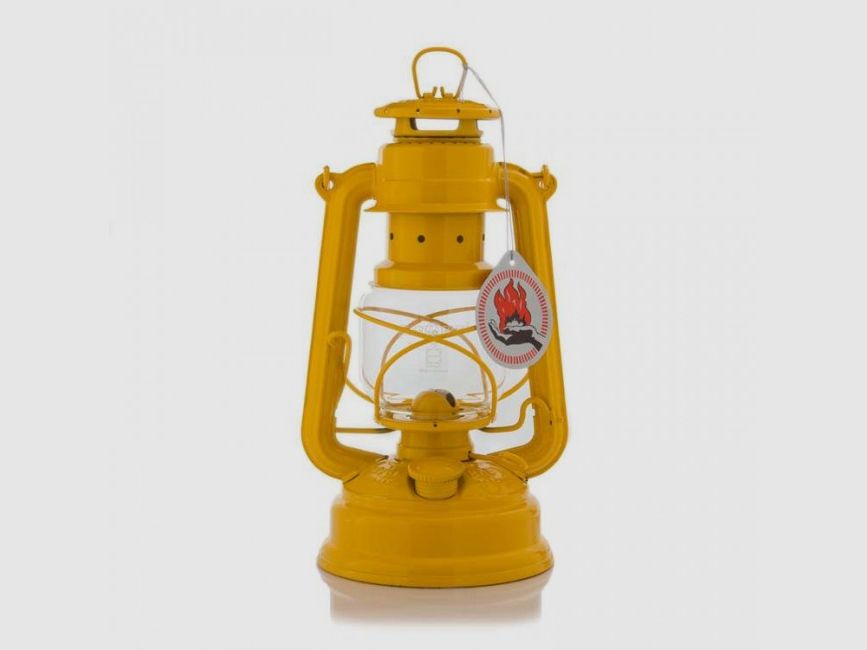 Lampe tempête Feuerhand Jaune signal Couleur spéciale Lampes de poche