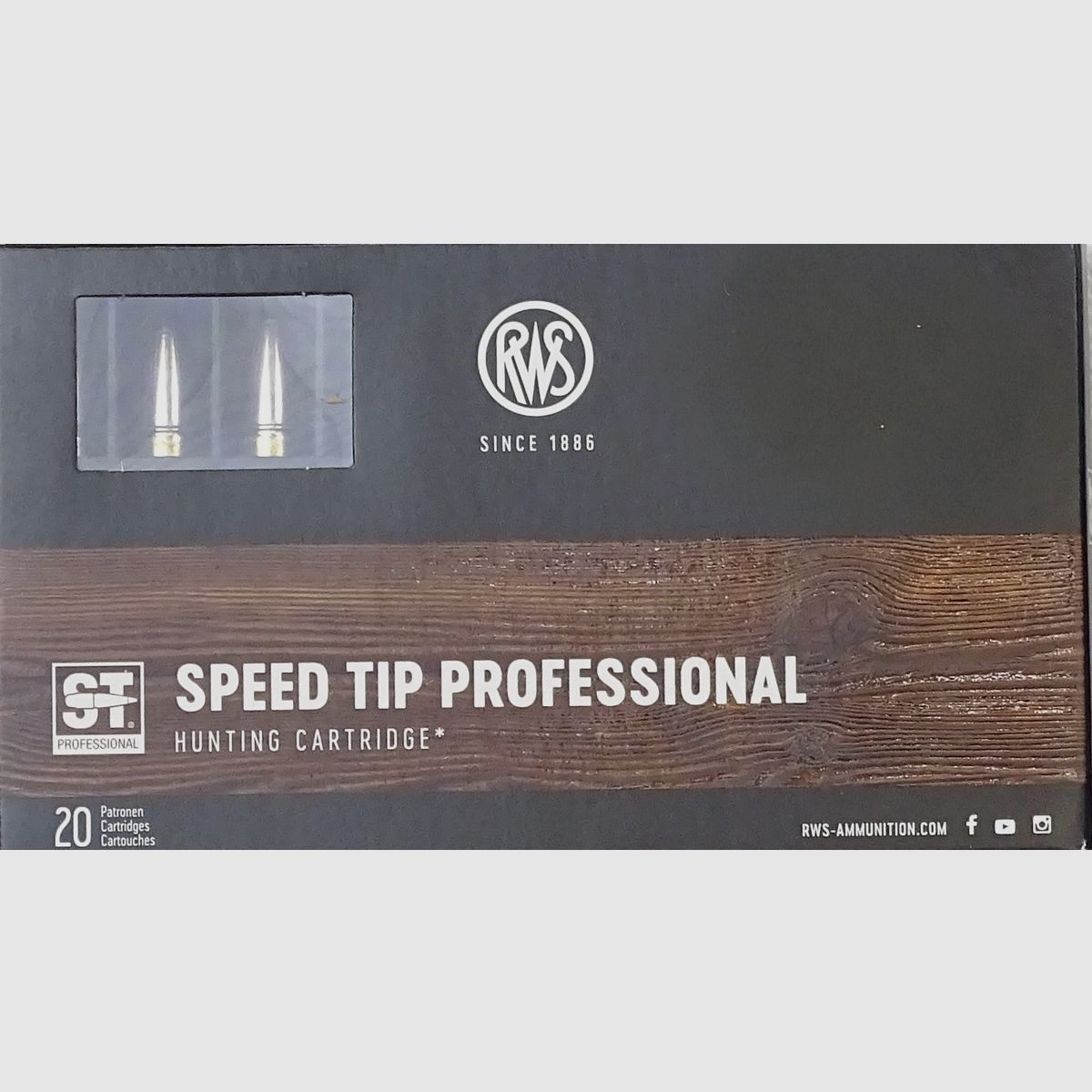 RWS .308Win SpeedTip Professional 165grs - 20 Schuss