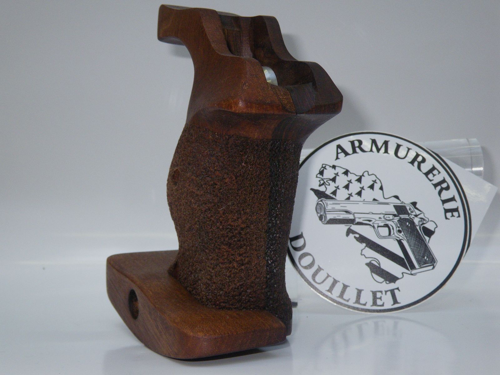 Texturierte anatomische verstellbare Holzgriffschalen S&W Rahmen K/L Rundschaft, Bild 1 von 3
