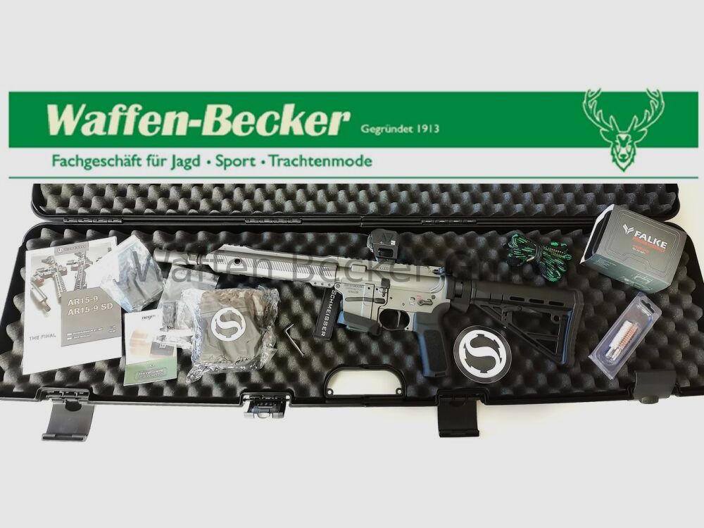 Schmeisser Schmeisser AR15-9 S4F Sport Dynamik PCC 10.5" 9mm Luger + Falke CMS