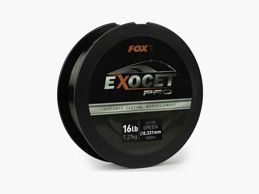 Fox Exocet Pro Mono Lo-Vis Green 0.33mm 1000m