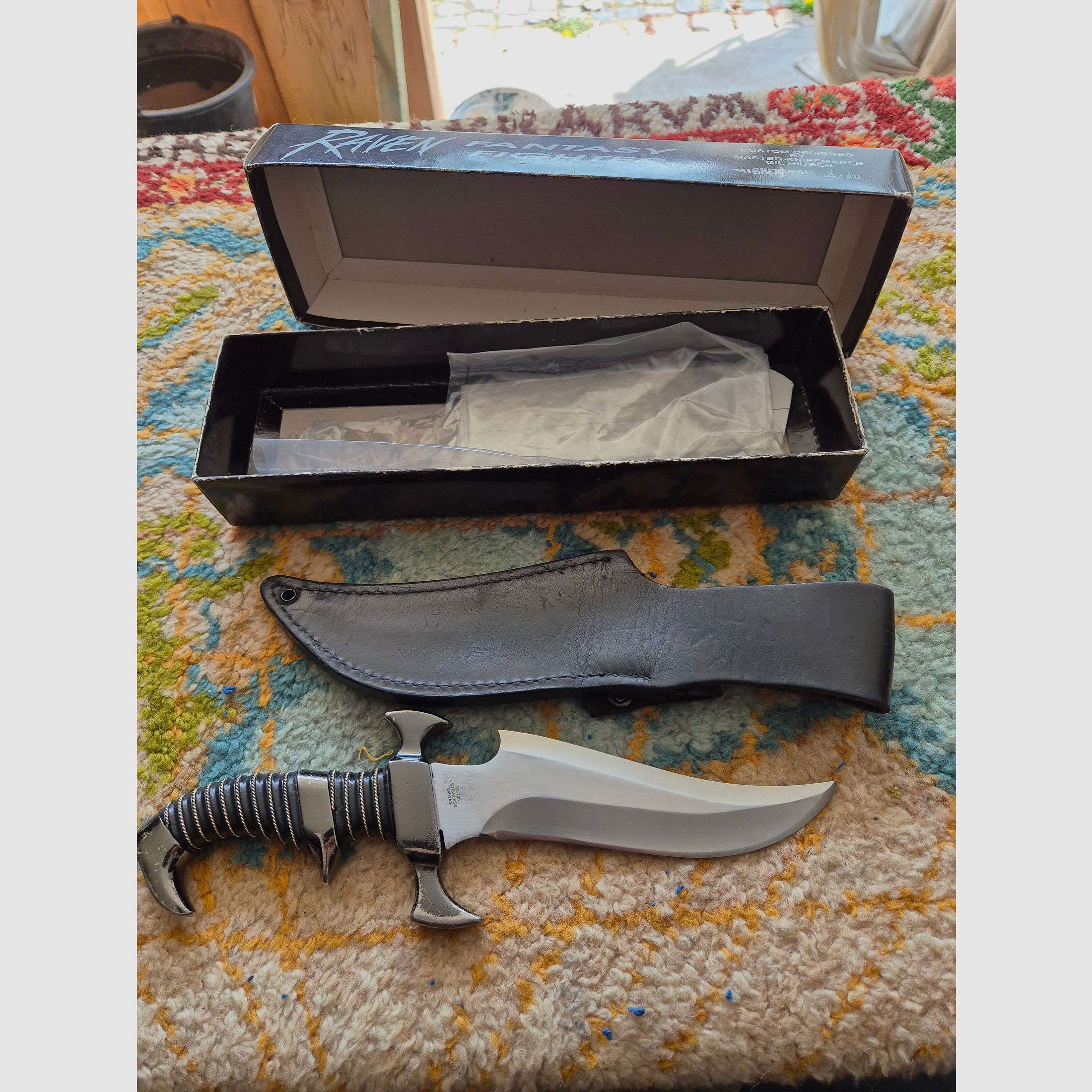 Hibben Knives Raven Custom Design Series Fantasy Fighter