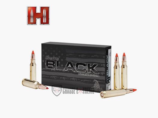 20 Munitions HORNADY Black 308 Win 155 Gr A-Max