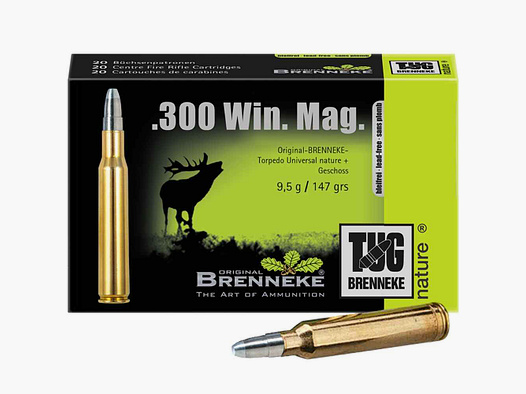 .300 Win. Mag. TUG nature 9,5g/147 grs. Brenneke