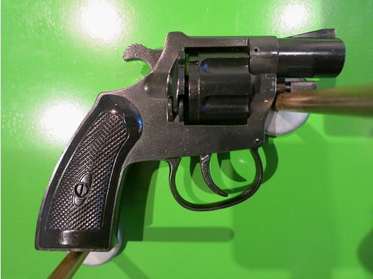 ME Cuno Melcher Schreckschuss- Gasrevolver ME 70/G, 6mm Flobert, integrierter Abschussbecher! PTB   #38