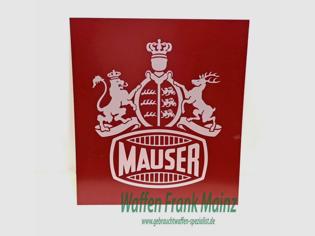 Mauser Werbetafel