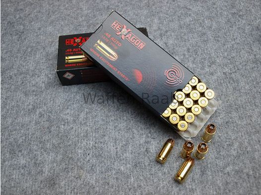 Geco .45 ACP Hexagon Geco Geco .45 ACP Hexagon 13,0g/200grs.