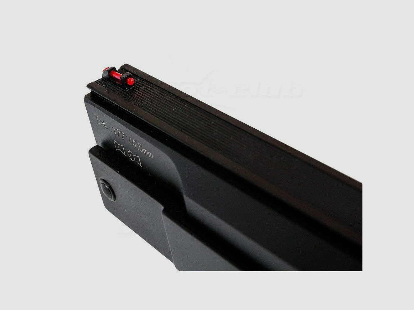 Weihrauch HW 45 pistola de aire comprimido en set II 4,5 mm - ennegrecida