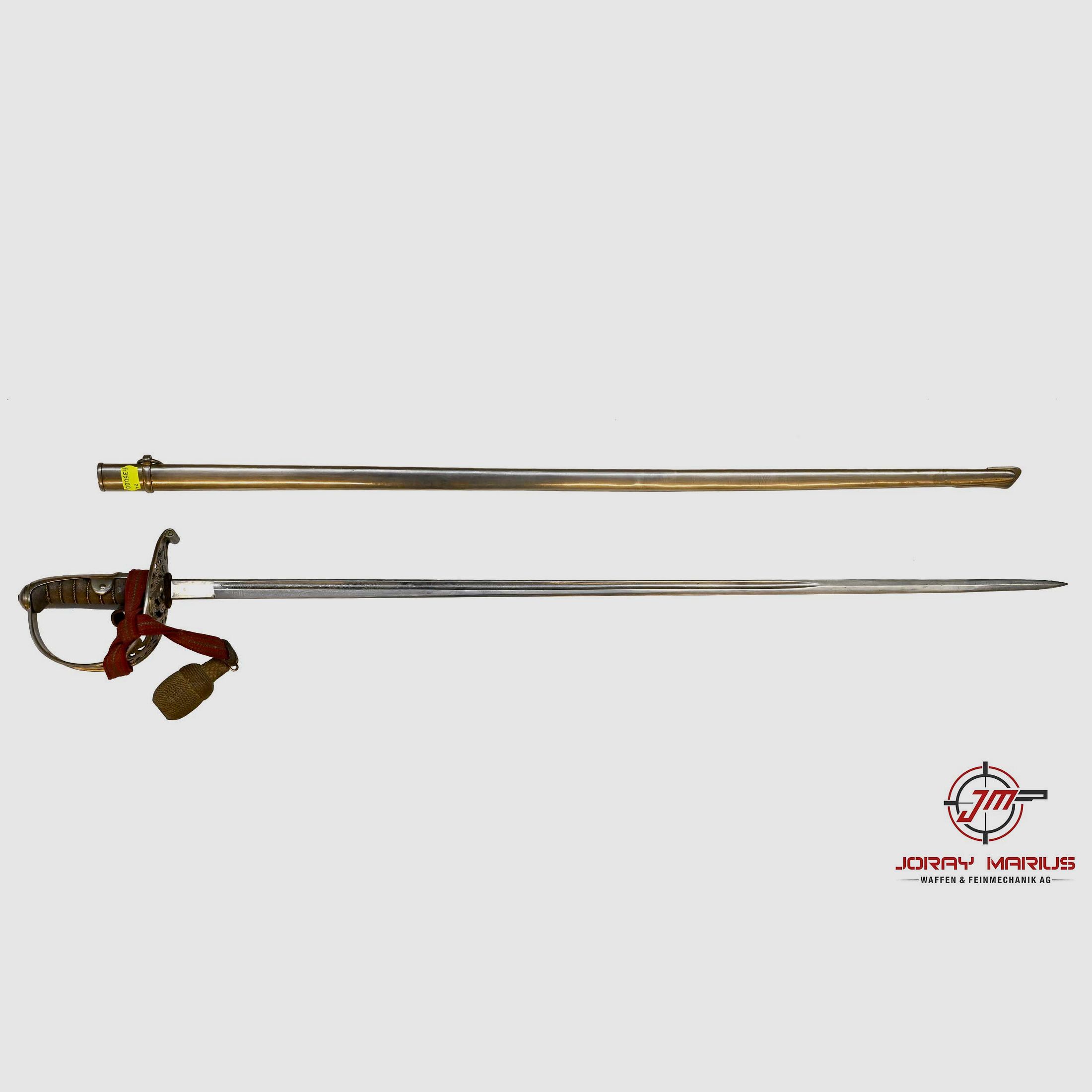 Swiss ceremonial dagger model 1899 with sheath