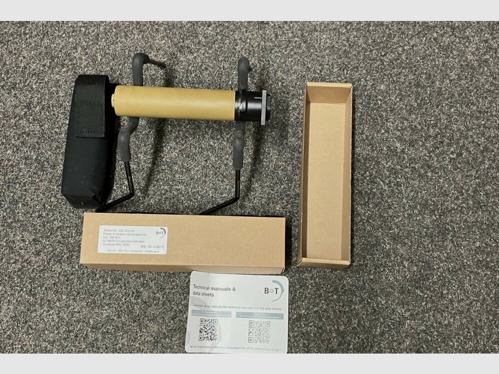 B & T Schalldämpfer Rotex-X Kaliber 308 Win Ral 8000 Sonder Edition