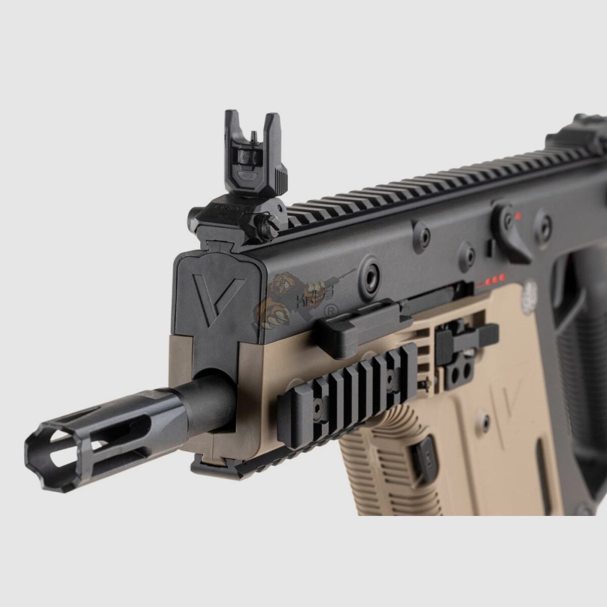 Kriss Vector V2 Airsoft in Duel Tone Zwart / Tan - max. 0,5 Joule (Krytac)