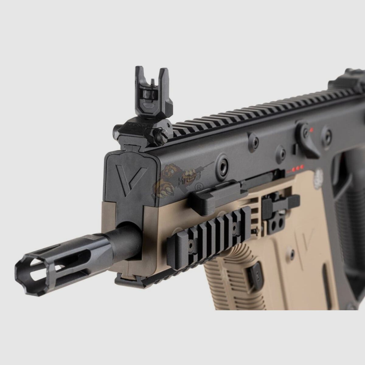 Kriss Vector V2 Airsoft en Duet Tone Noir / Tan - max. 0,5 Joule (Krytac)