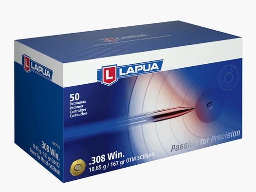 Lapua .308 Win. Scenar 167 gr. -50 pcs.