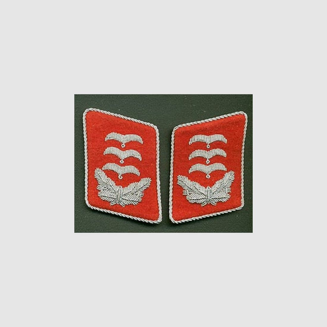 Kragenspiegel Luftwaffe Hauptmann Flak Repro !!!