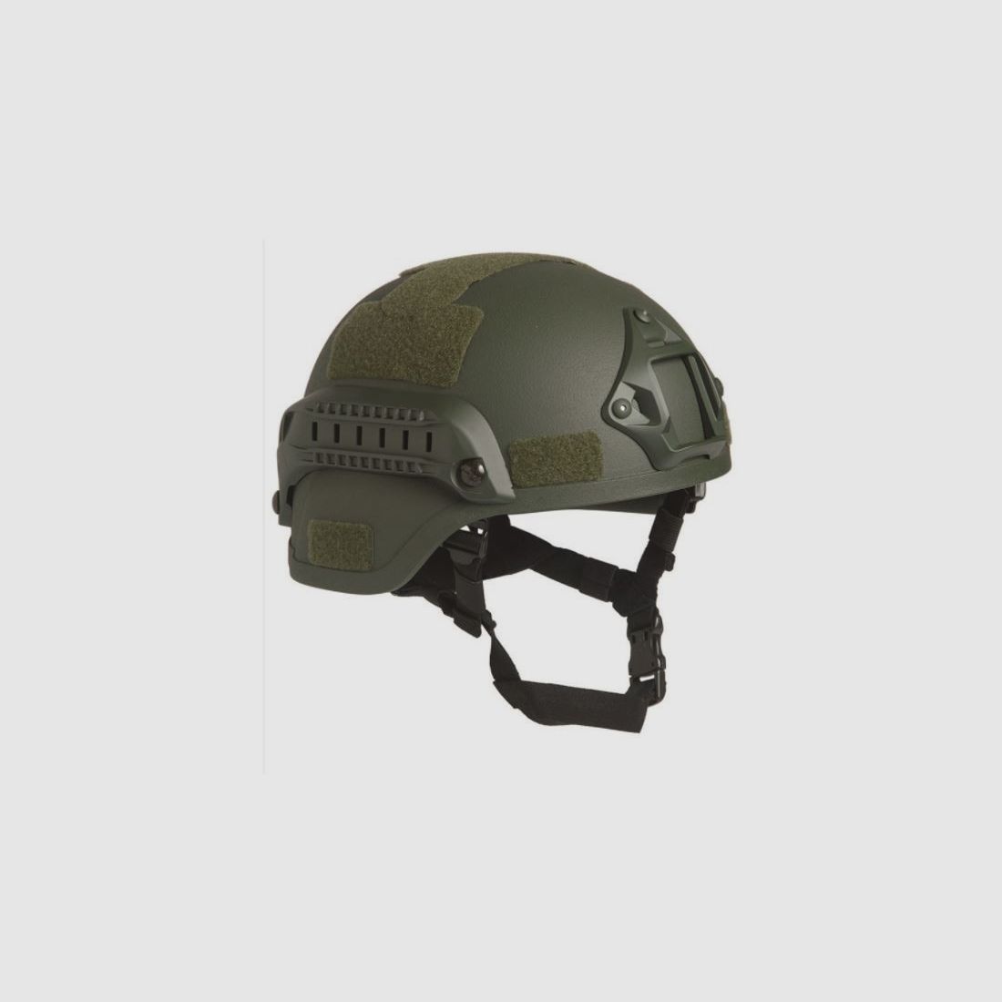 US COMBAT HELMET "MICH" WITH RAIL - OLIVE