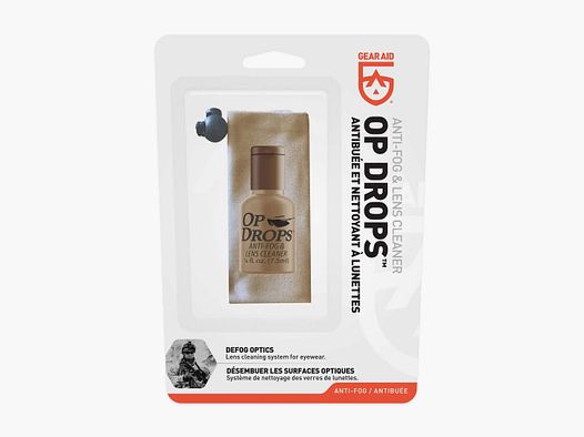 Gear Aid Gear Aid Op Drops Antibuée - Nettoyant pour lentilles 7,4 ml