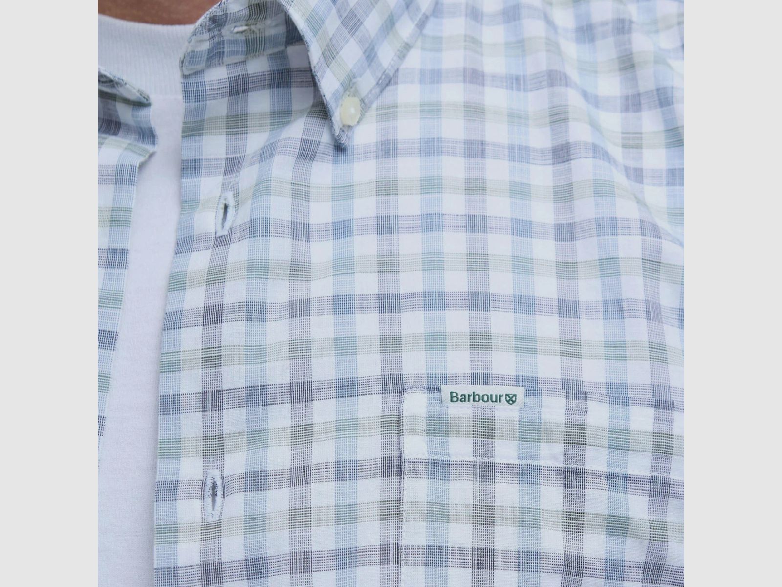 BARBOUR Ravenfield Overhemd Regular Fit Marineblauw