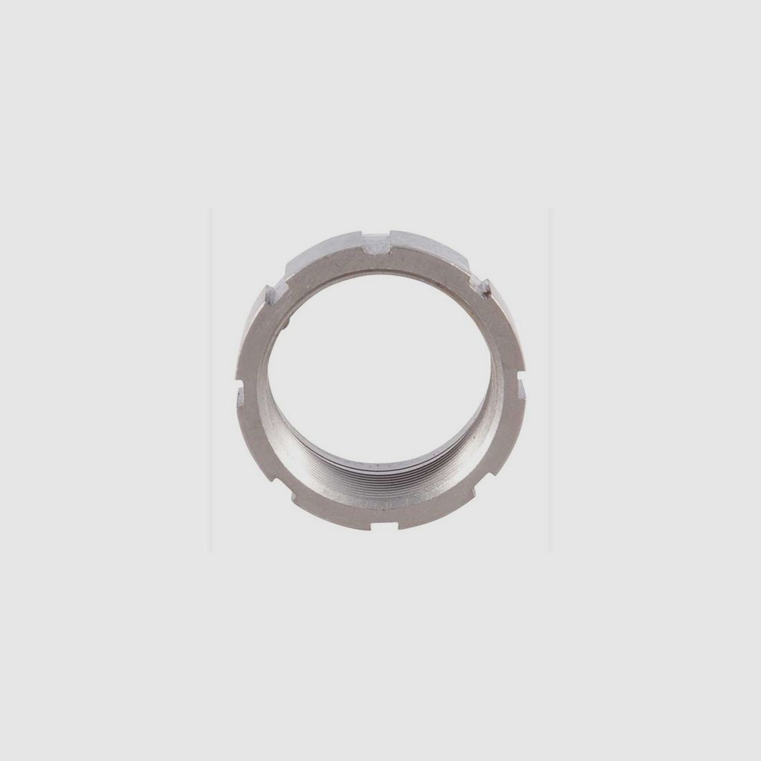 SAVAGE 116 BARREL LOCK NUT STAINLESS STEEL SILVER, imagen 3 de 4