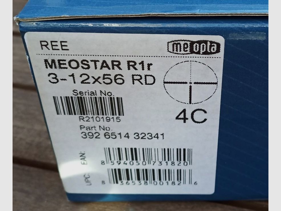 Scope Meopta Meostar R1r 3-12x56 RD incl. shipping