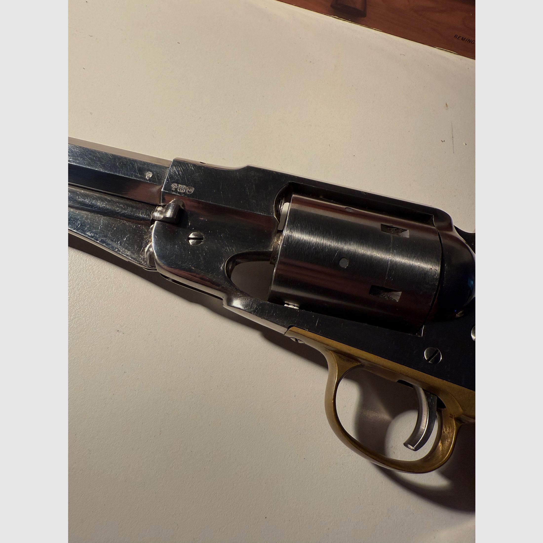 Western Remington New Army 9mm Knall Edelstahl