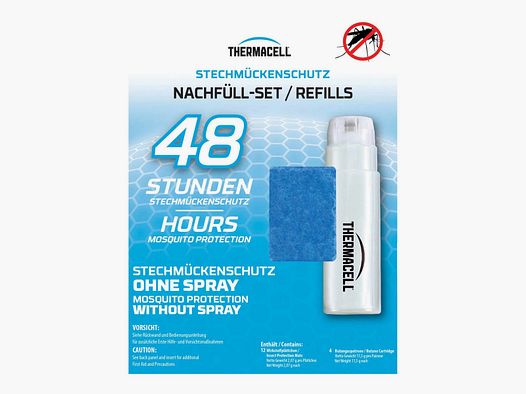 Thermacell 48h Nachfüllpackung R-4  Kompatibel mit Thermacell Handgeräten