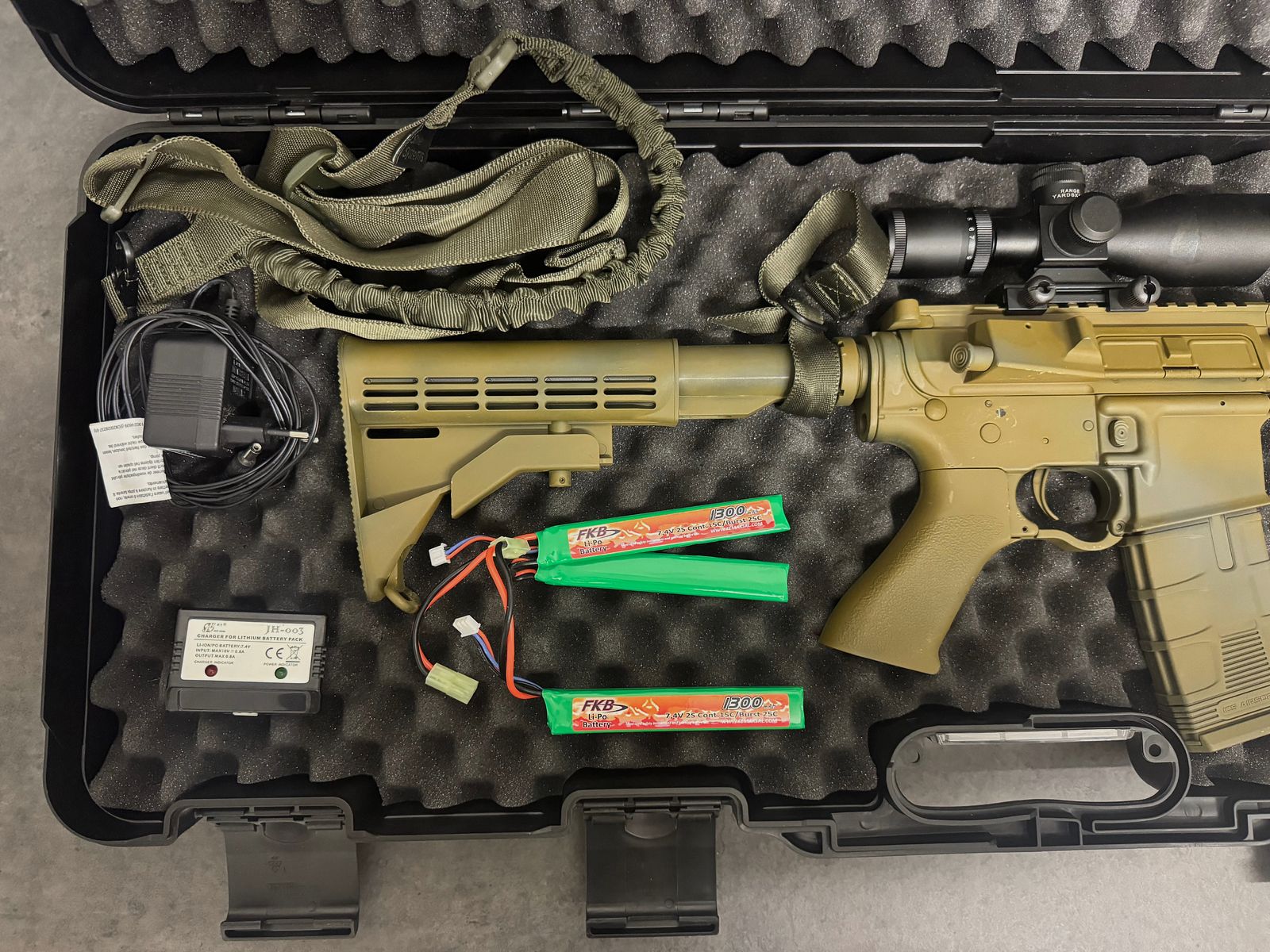 S-AEG M4 Airsoft - Set