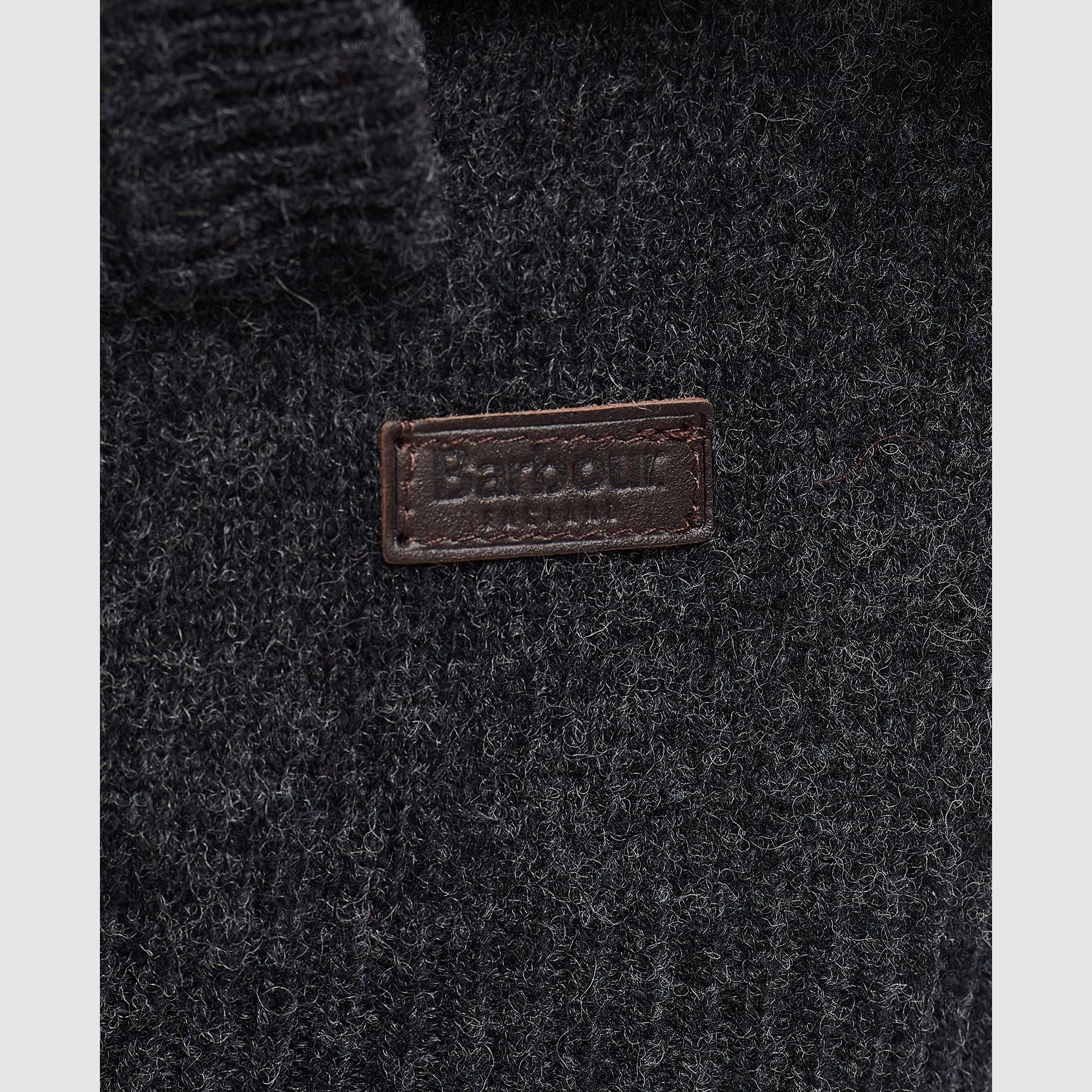 Barbour Strickjacke mit Patches