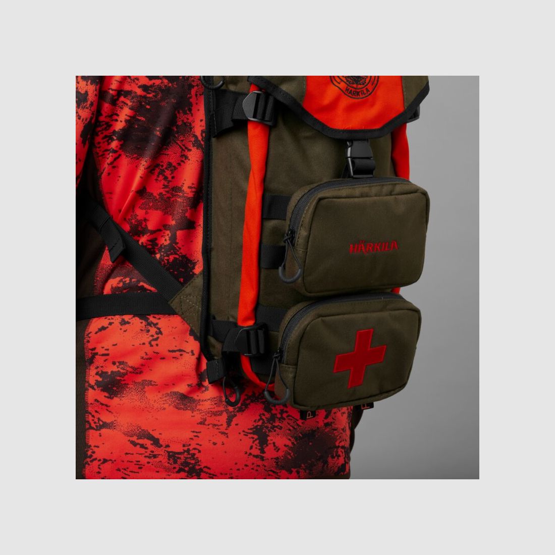 Härkila Wildboar Pro Rucksack mit Futteral