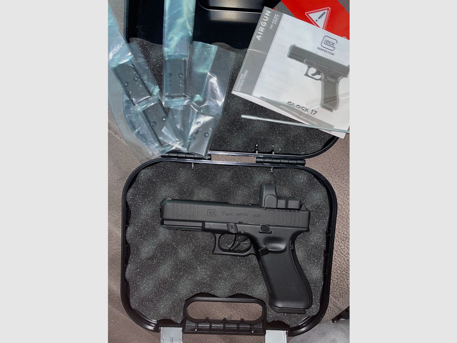 Glock CO2 Pistole Glock 17 Gen5 MOS 4,5mm Diabolo