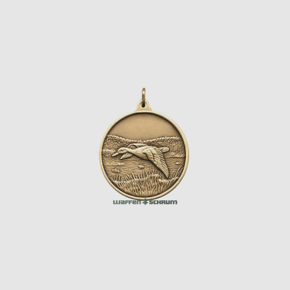 Jagdmedaille Ente 40mm Bronze