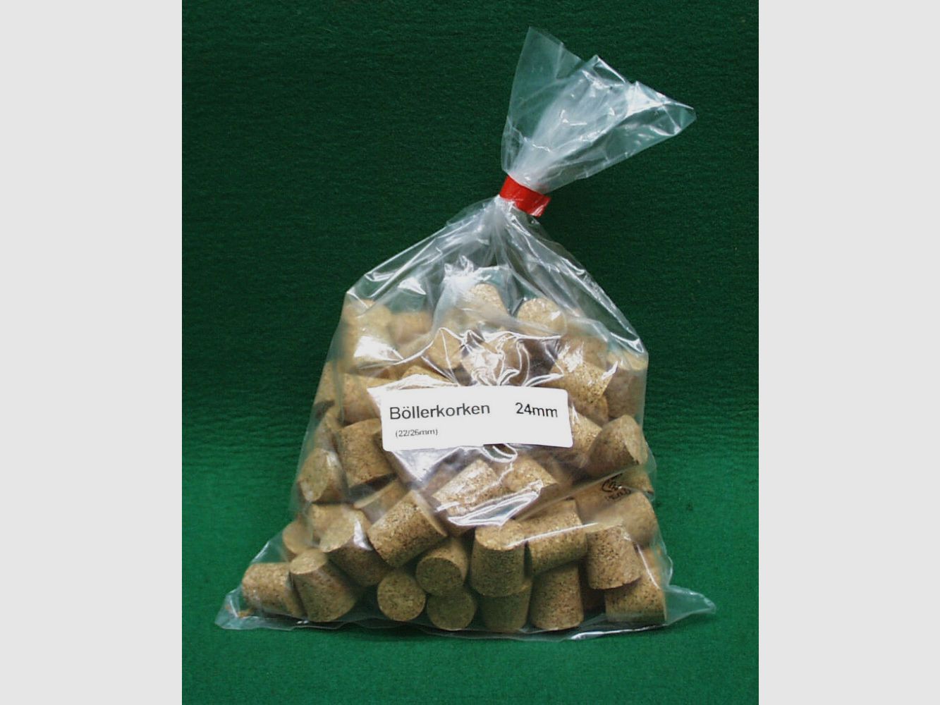 Böllerkorken Presskork 24mm