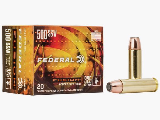 Federal Fusion .500 S&W 325GR SP 20 cartucce