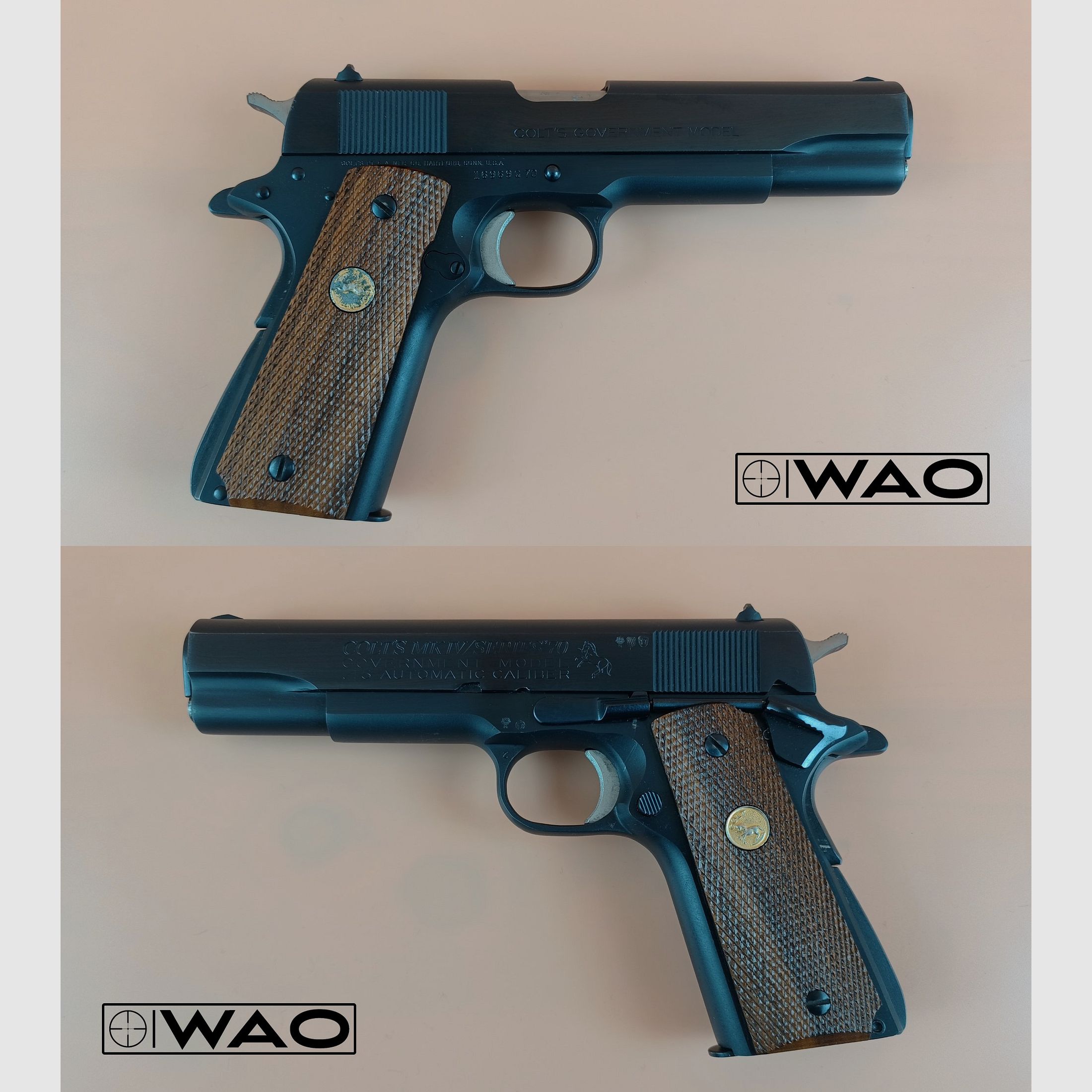 COLT MK IV Series ´70, Colt 1911, Kal. .45 ACP; .22lr *mit Wechselsystem / Conversion Kit*